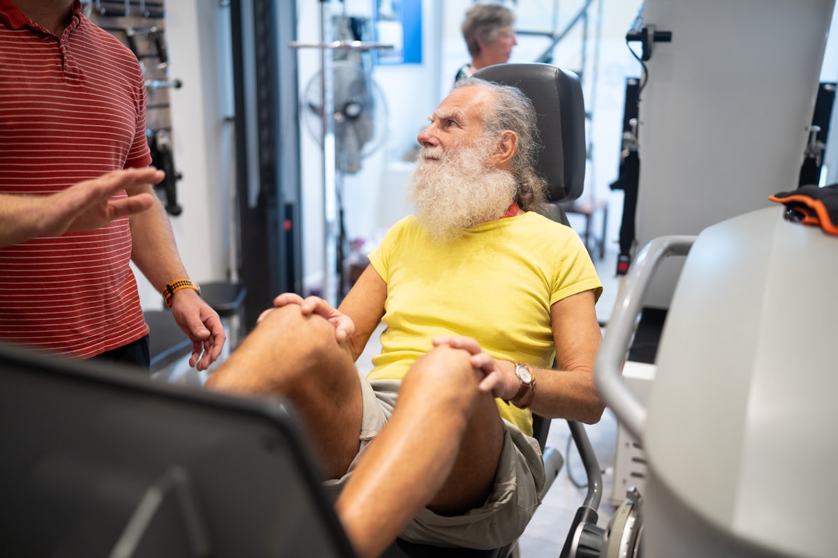 Illustration of bone health and calcium intake for men